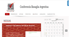 Desktop Screenshot of conferenciabasagliargentina.org